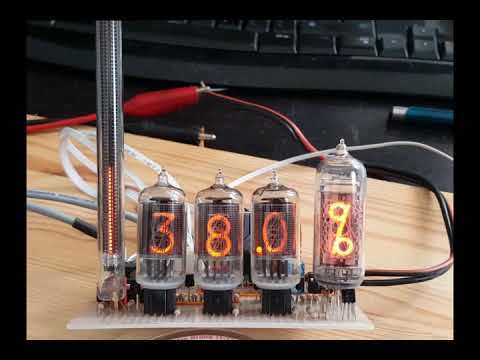 Nixie thermometer and hygrometer with Arduino Nano