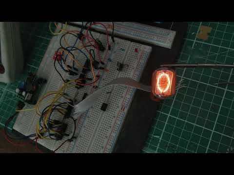 Nixie tube driver test