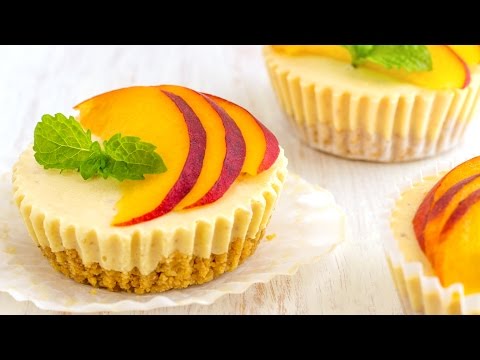 No Bake Peach Cheesecake Bites Recipe | HappyFoods