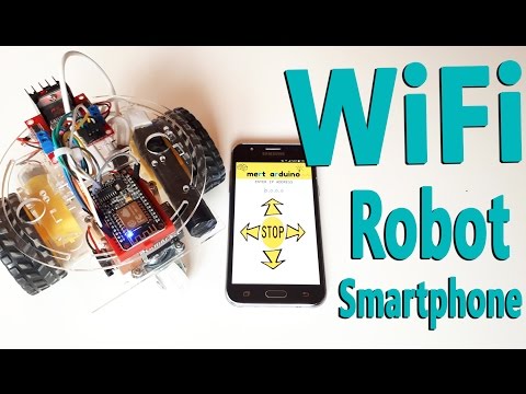 NodeMCU ESP8266 Project 03: WiFi Robot Car Controlled by Application (Wifi Bot / Android / IoT)