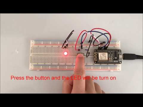 NodeMCU IOT Kit Lesson 4: Button Control LED