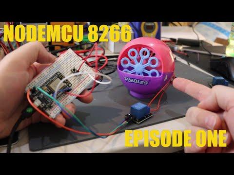 Nodemcu esp8266 intro, setup, overview, tips and tricks, and examples