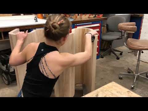 Noodle Desk -- Inner Curve Sanding