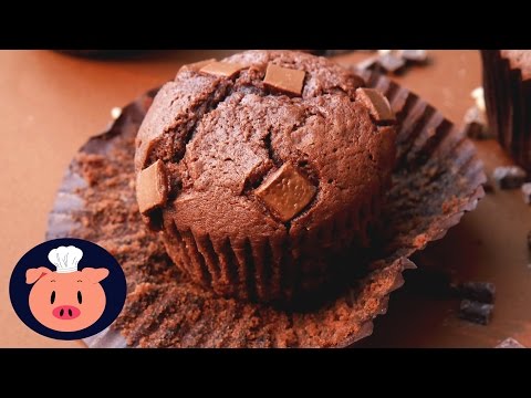 Nutella Chocolate Chip Muffins with a Nutella Truffle Centre - Treat Factory