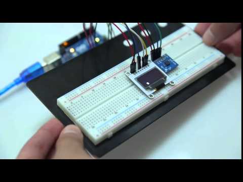 OLED-accelerometer Demo