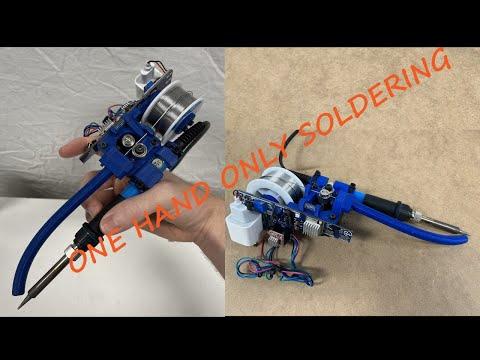 ONE HAND ONLY Soldering Iron Build | Effortless Soldering With Only One Hand | Full Montage