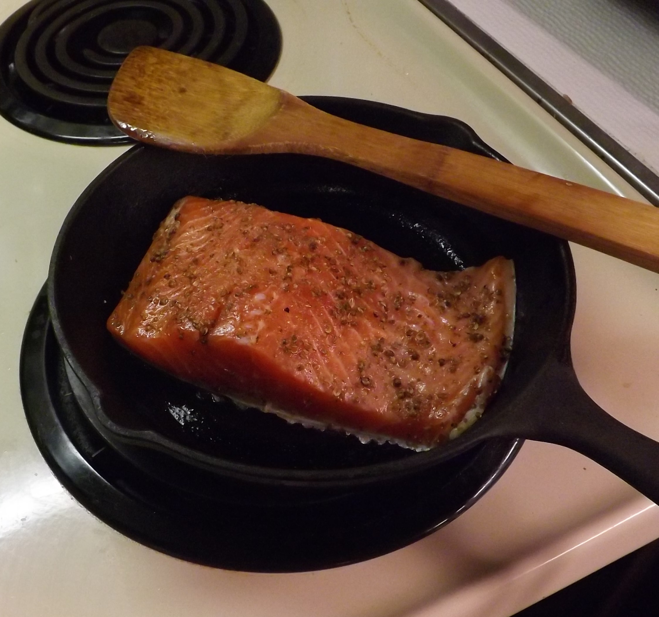 ORGANIC RED CHARD SALAD WITH GRILLED WILD STEELHEAD TROUT 026.JPG