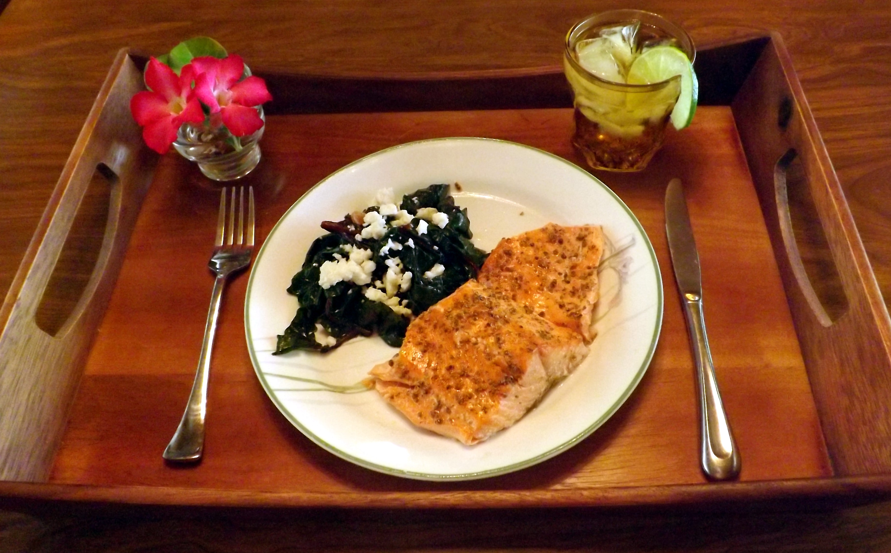 ORGANIC RED CHARD SALAD WITH GRILLED WILD STEELHEAD TROUT 034.JPG