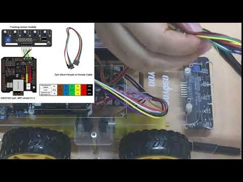 OSOYOO V2.1 Robot Car for Arduino Lesson 4 : Line tracking