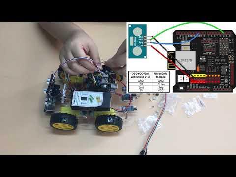 OSOYOO V2.1 Robot Car for Arduino Lesson 5 : Obstacle avoidance