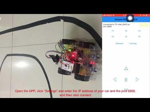 OSOYOO V2.1 Robot Car for Arduino Lesson 6 : WIFI IoT controlled