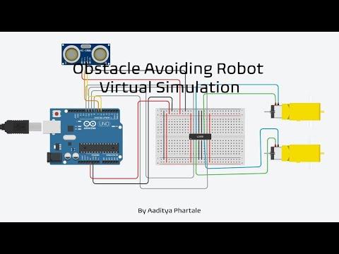 Obstacle Avoiding Robot (Virtual Simulation)