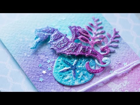 Oceans of Joy Using The NEW Prizm Die Cutting And Embossing Machine