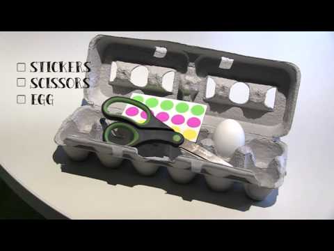 Office Supply Crafts: Egg Decorating