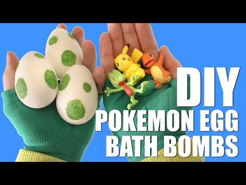 Oh? DIY Pokemon Egg Bath Bombs