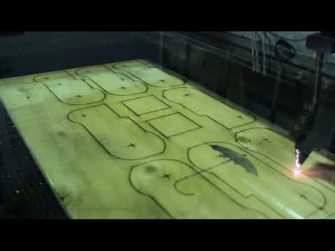 Omniboard - Laser Cutting the Plywood