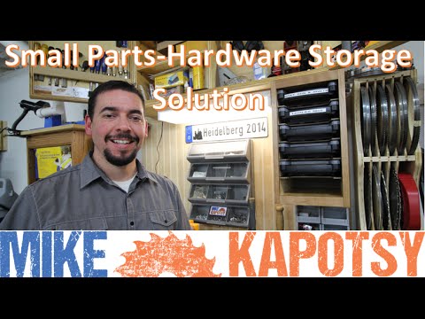 One Day Build - Shop Small Parts/Hardware/Tools Storage Solution