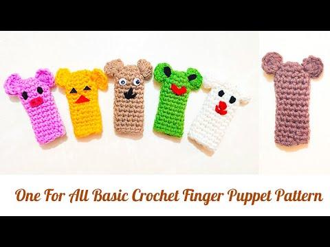 One For All Basic Crochet Finger Puppet Pattern