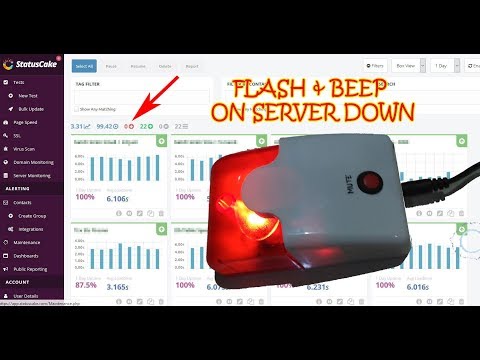 Online Server Check Portable Alarm using WeMos D1 mini All changes saved.