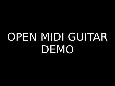 Open MIDI Guitar demo