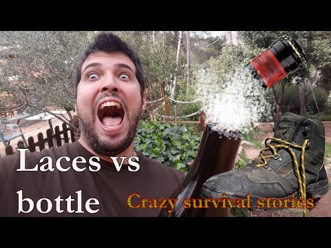 Open a bottle with boots laces. You won't believe it just watch