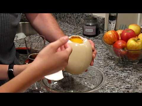 Opening an Ostrich Egg