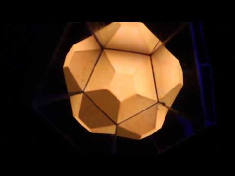 Optical Light Art &amp;quot;Mirrored Dodecahedron&amp;quot; (Active) Shot 2