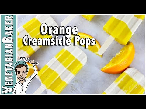 Orange Creamsicle Pops {vegan, gluten-free, &amp;amp; no sugar added} | Only 4 Ingredients