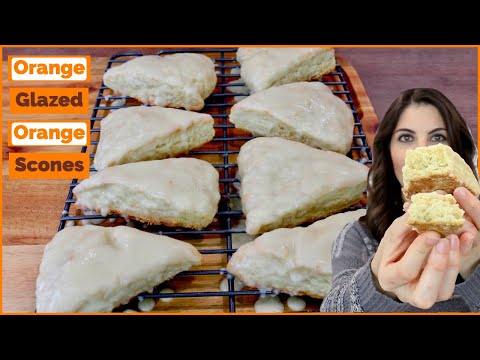 Orange Glazed Orange SCONES | Recipe