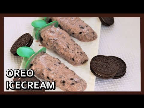 Oreo Icecream Recipe without Machine | Oreo Ice cream with 2 Ingredients | Healthy Kadai