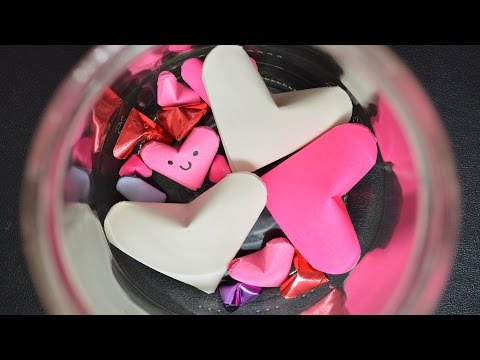 Origami: How to Make Paper Lucky Hearts