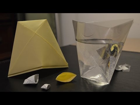 Origami: How to Make a Paper Cup