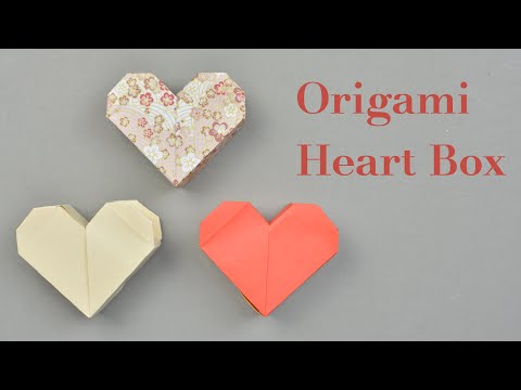 Origami Heart Box | Easy tutorial