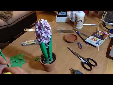 Origami Hyacinth assembling