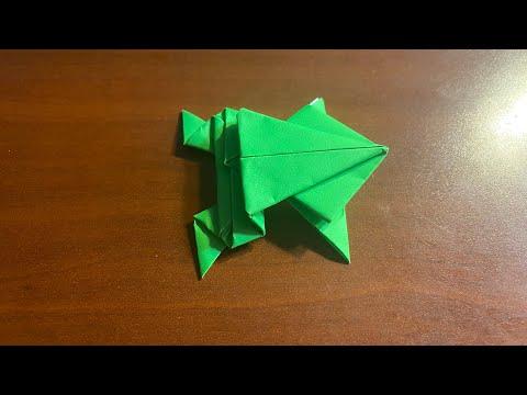 Origami Jumping Frog!