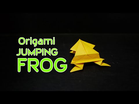 Origami Jumping Frog: How to make Origami Jumping Frog (Traditional Design)