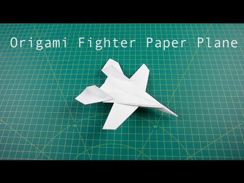 Origami Paper Plane #1: F14 Tomcat Jet Fighter