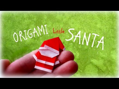 Origami Santa - How to fold him