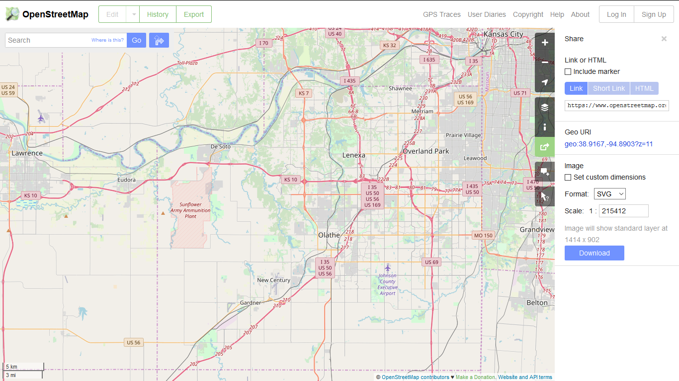 Overland Park Open Streetmap example.PNG