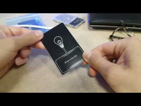 PCB Business Card with NFC