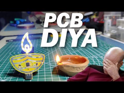 PCB DIYA for Diwali Festival cause why not