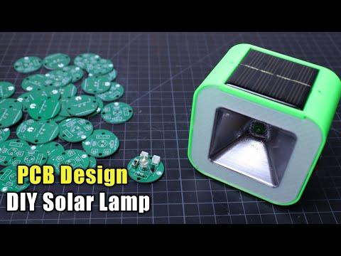 PCB Design for DIY Solar Lamp | Automatic Solar Light | 3D printed Solar Lamp