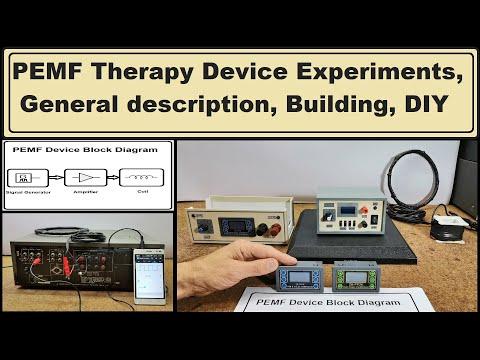 PEMF Therapy device experiments - general description, building instructions, DIY