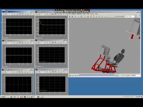 PID Control of 3 Dof Motion Platform Using Simmechanics matlab+inventor