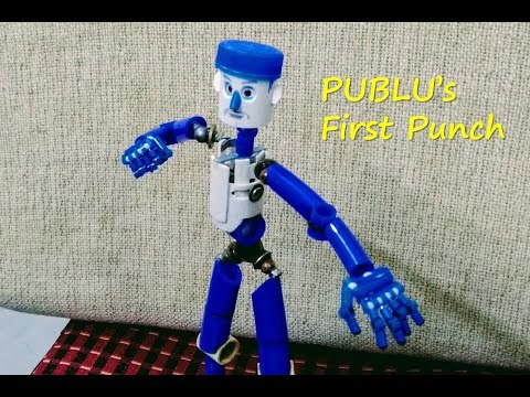 PUBLU's First Punch: Stop-motion animation of 20 sec