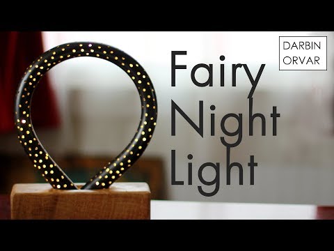 PVC Night Light w/ Wood &amp;amp; Fairy Lights