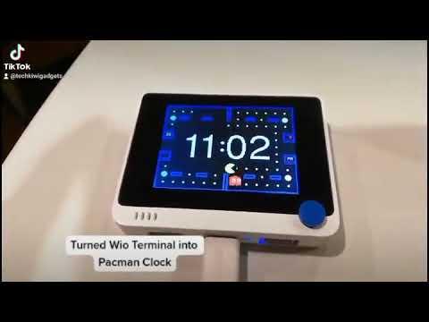 Pacman Clock on Seed Wio Terminal