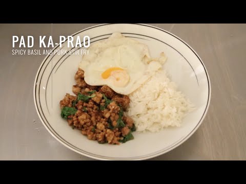 Pad Ka-Prao - Spicy Thai Basil Stir Fry