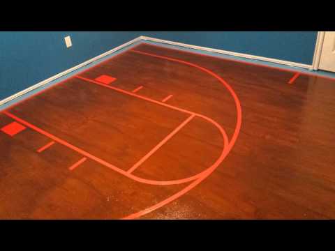 Painted Plywood Floors - Basketball Court - Intro