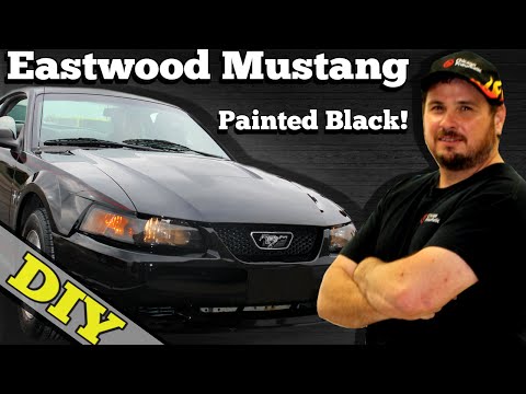 Painting Car Black (Primer Sealer and Base Coat) Eastwood Mustang Project